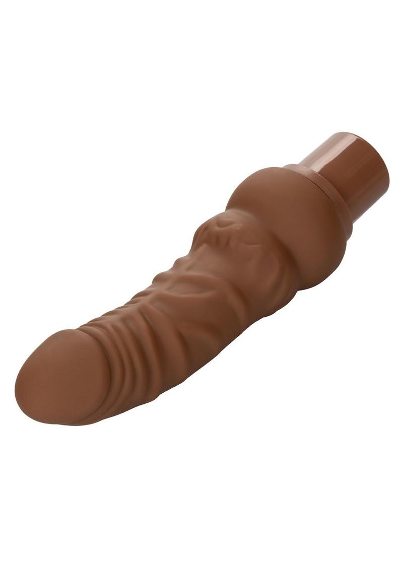 Calexotics Rechargeable Power Stud Curvy Silicone Vibrating Dong