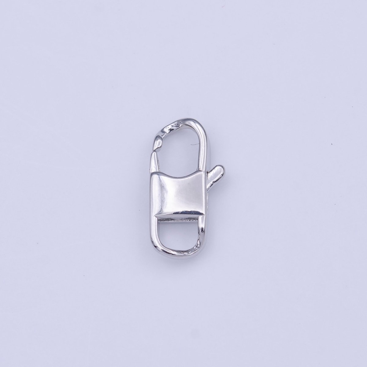 Rectangular Double Sided 14.5mm Lobster Clasps Jewelry Supply Closure in Gold &amp; Silver | K-268 K-288