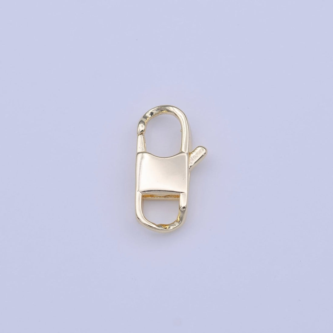 Rectangular Double Sided 14.5mm Lobster Clasps Jewelry Supply Closure in Gold &amp; Silver | K-268 K-288
