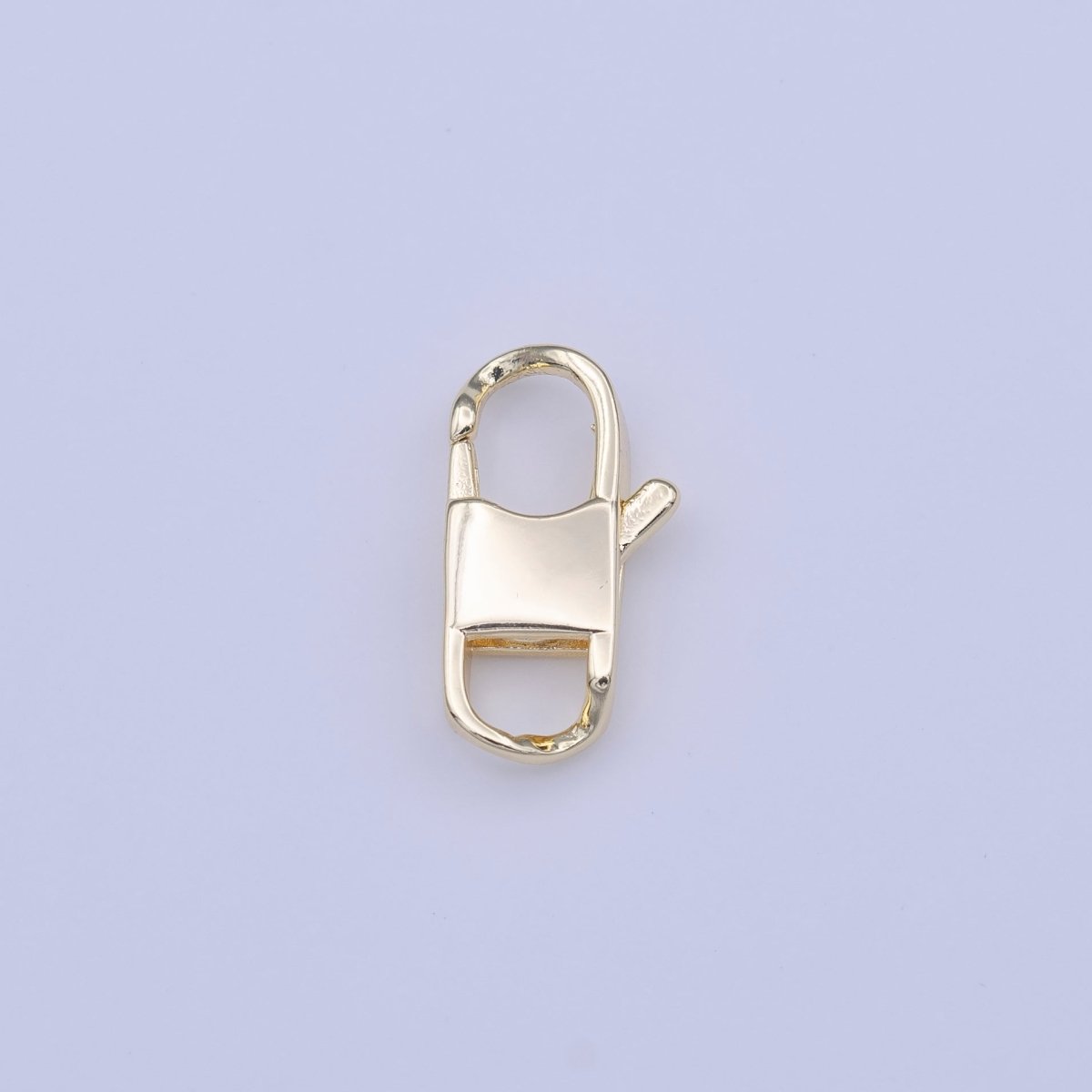 Rectangular Double Sided 14.5mm Lobster Clasps Jewelry Supply Closure in Gold &amp; Silver | K-268 K-288