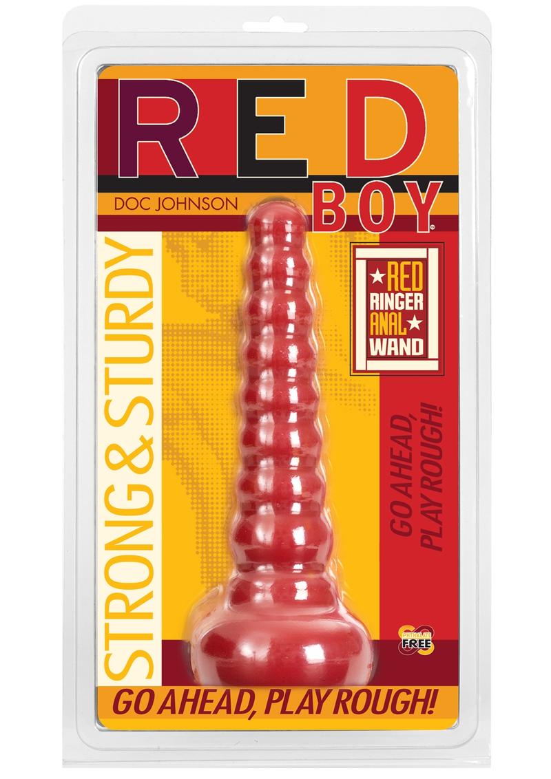 Red Boy Anal Wand Strong and Sturdy by Doc Johnson