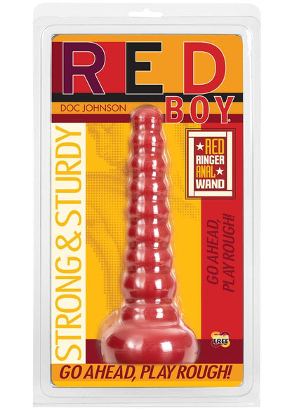Red Boy Anal Wand Strong and Sturdy by Doc Johnson