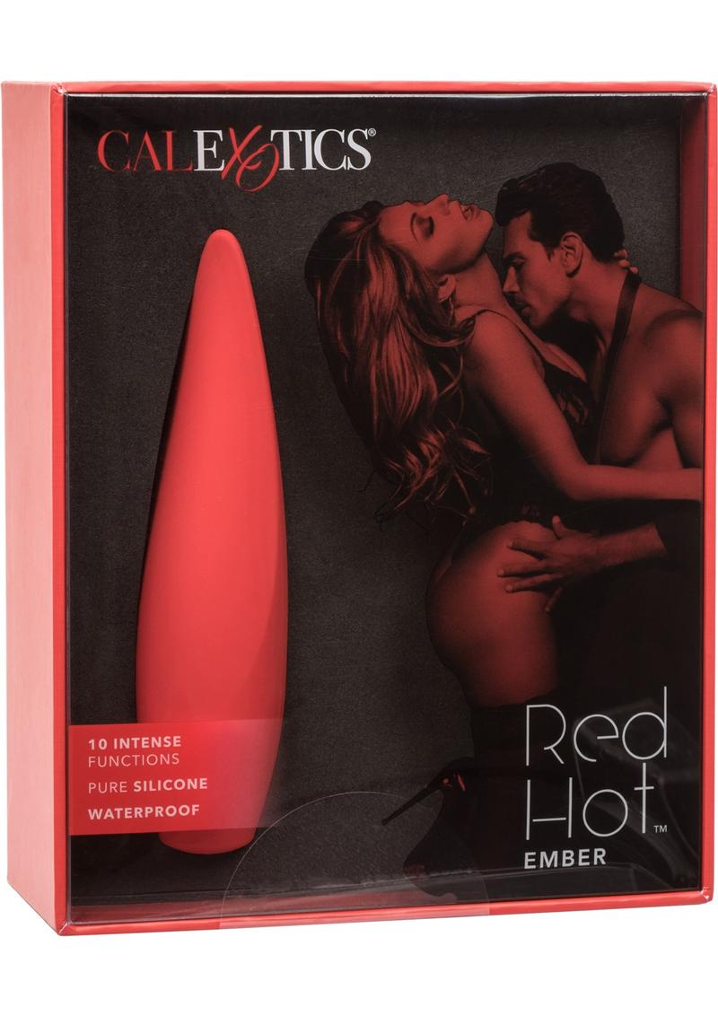 CalExotics Red Hot Ember 10-Function Waterproof Silicone Vibrator