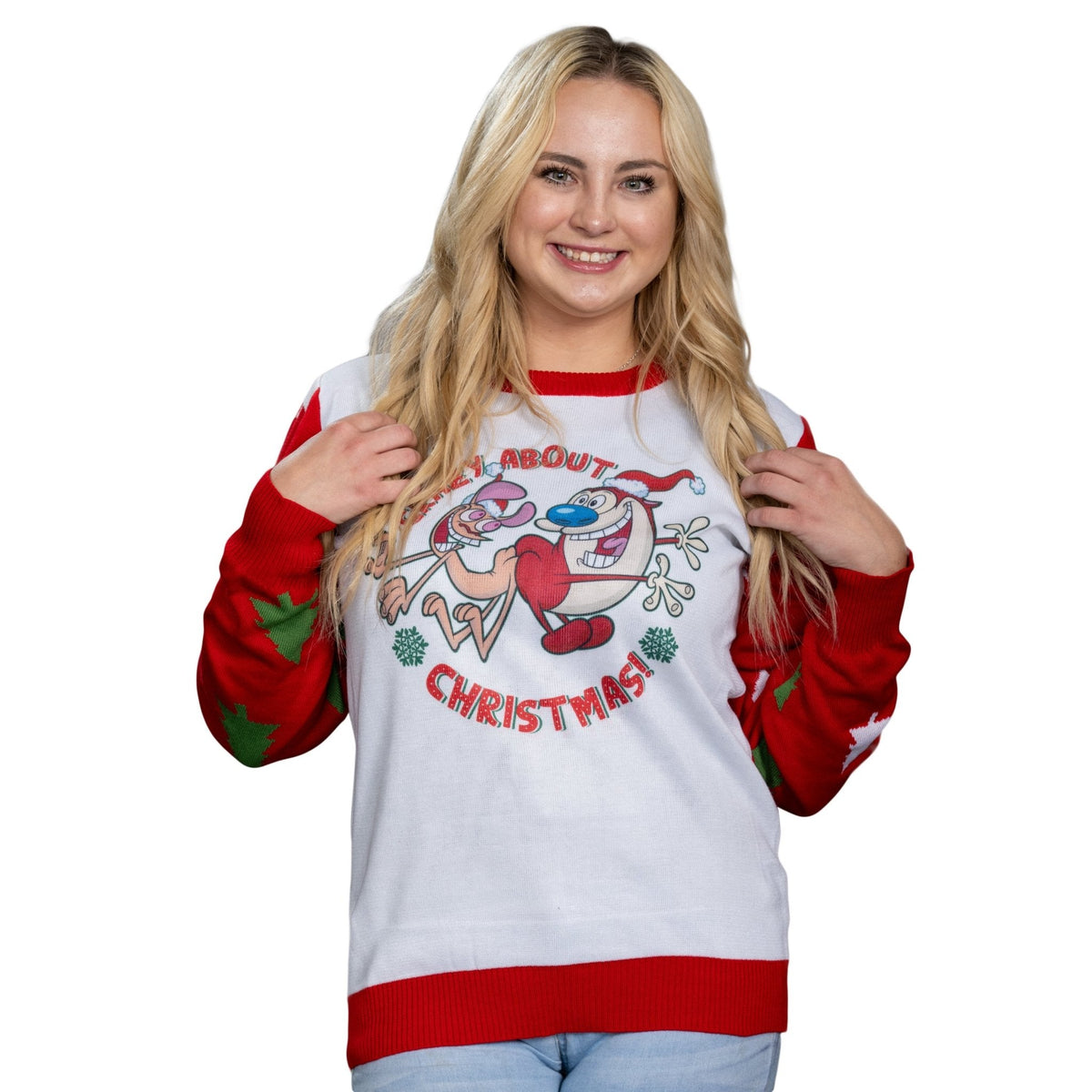 Ren &amp; Stimpy | Crazy About Christmas Sweater