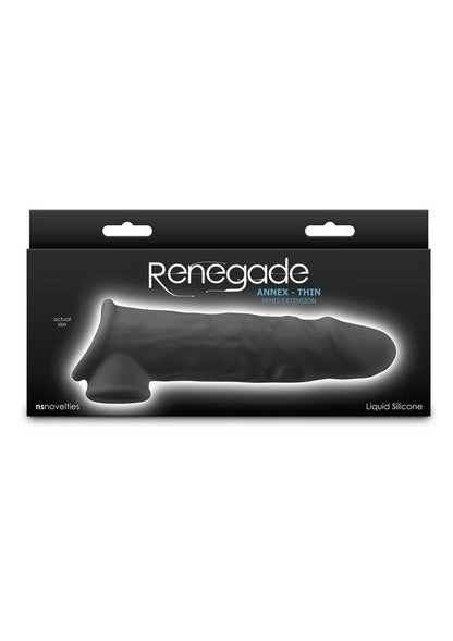 Renegade Annex Thin Penis Extension Liquid Silicone Stroker