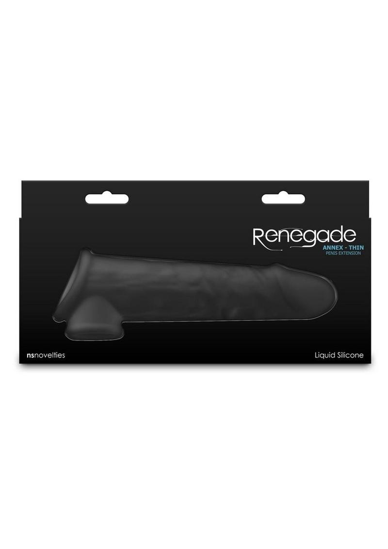 Renegade Annex Thin Penis Extension Liquid Silicone Stroker