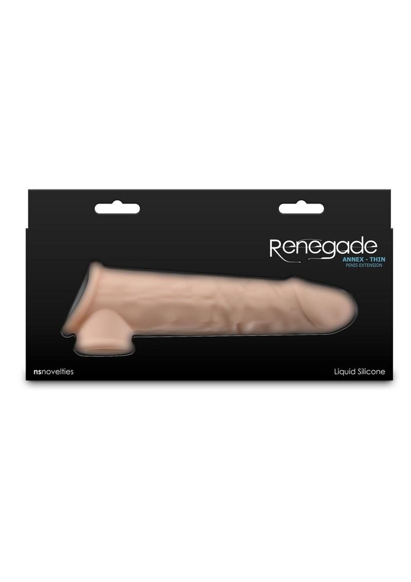 Renegade Annex Thin Penis Extension Liquid Silicone Stroker