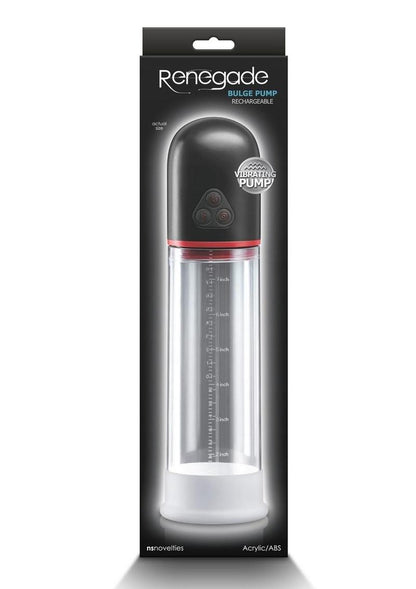 Renegade Bulge Rechargeable Penis Pump with Vibrating Function