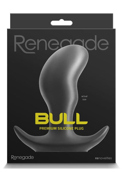 Renegade Bull Premium Silicone Anal Plug Comfortable Design