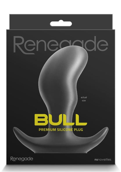 Renegade Bull Premium Silicone Anal Plug Comfortable Design