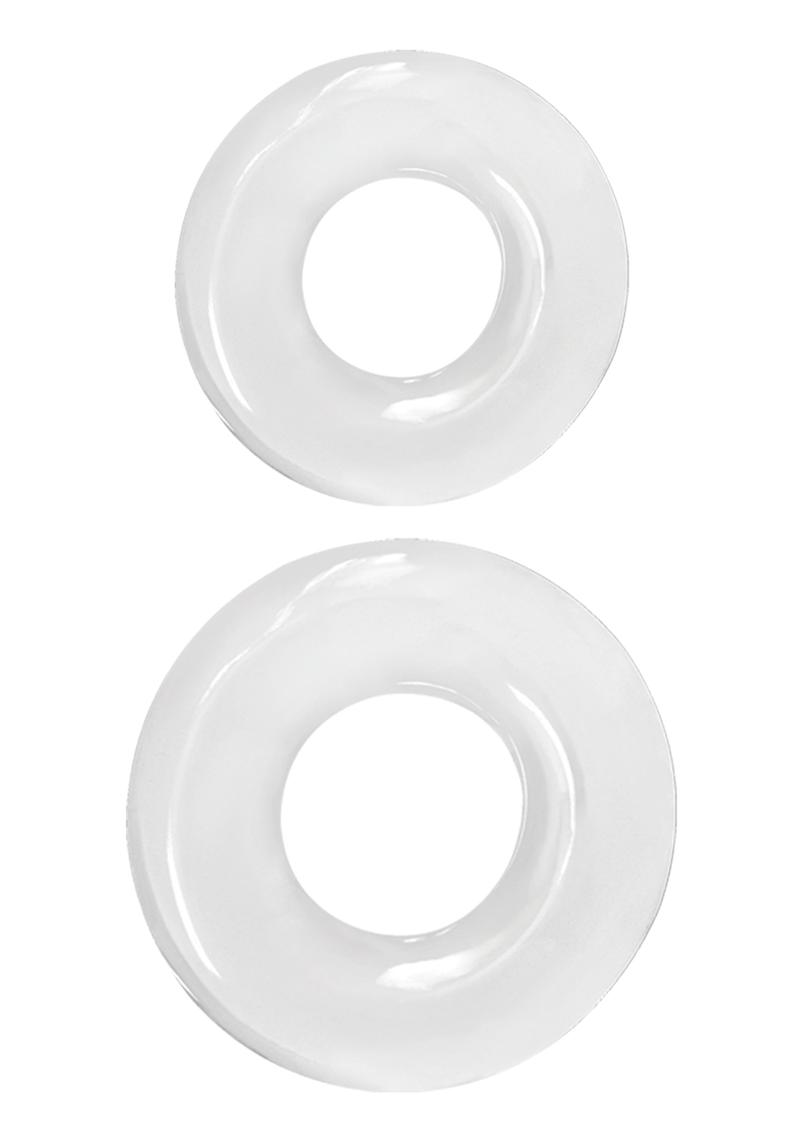 Renegade Double Stack Super Stretchable Cock With Clear Rings Set