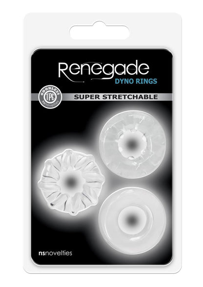 Renegade Dyno Rings With Super Stretchable Clear Cock