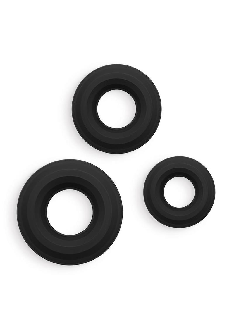 Renegade Fireman Rings Super Stretchable Silicone Set