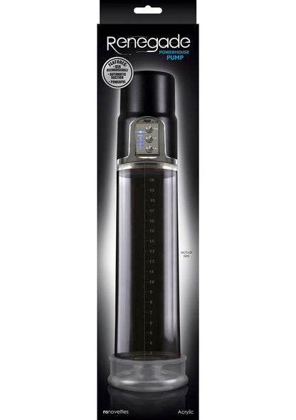 Renegade Powerhouse Rechargeable Penis Pump Automatic Suction