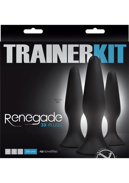 Renegade Sliders Trainer Anal Plugs Set 3 Sizes Silicone