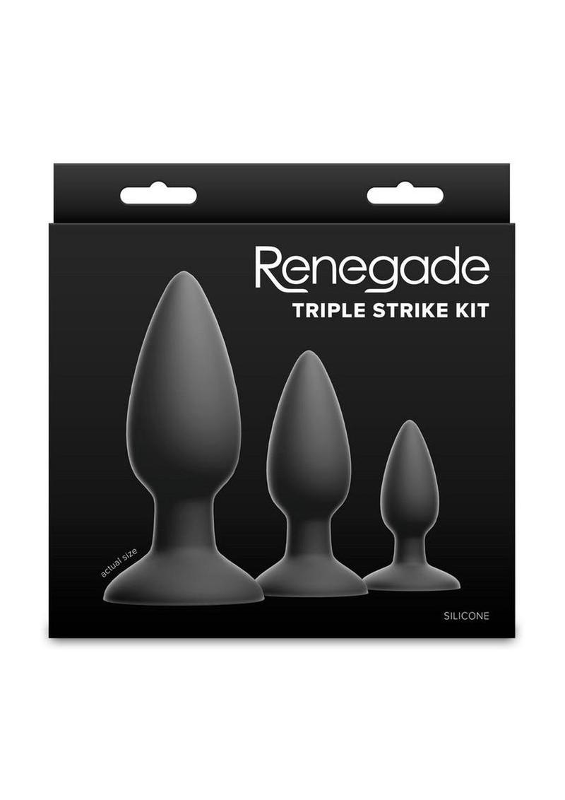 Renegade Triple Strike Anal Plug Kit