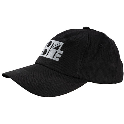 Retro 1980s Black Embroidered Snapback Adjustable Hat