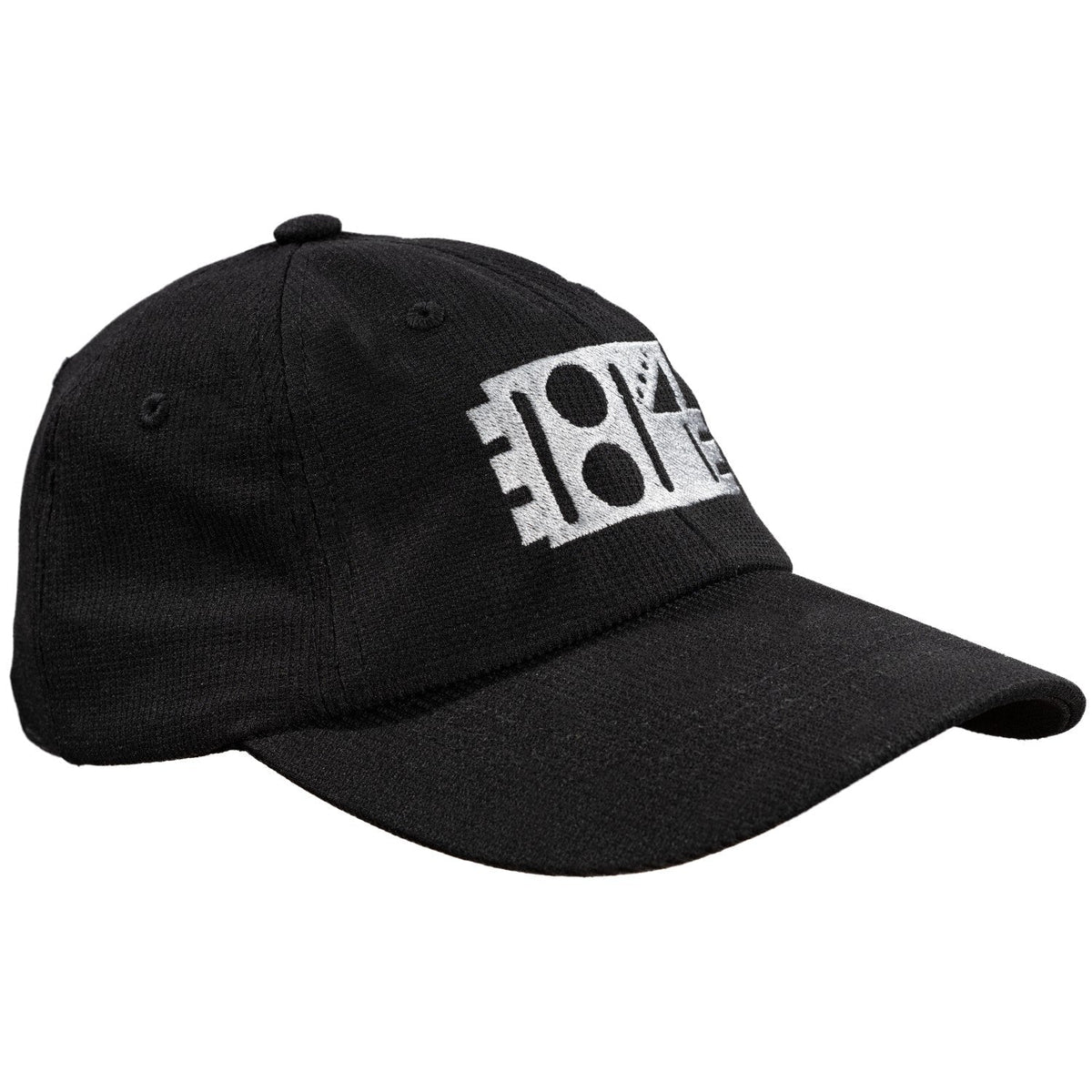 Retro 1980s Black Embroidered Snapback Adjustable Hat