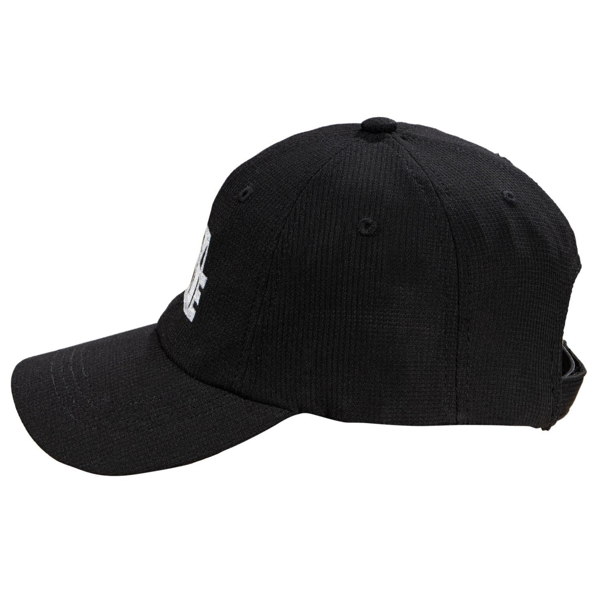 Retro 1980s Black Embroidered Snapback Adjustable Hat