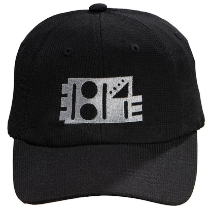 Retro 1980s Black Embroidered Snapback Adjustable Hat