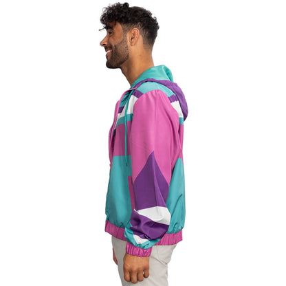 Retro Halloween Cosplay Windbreaker 1980s &amp; 1990s Lightweight Jacket