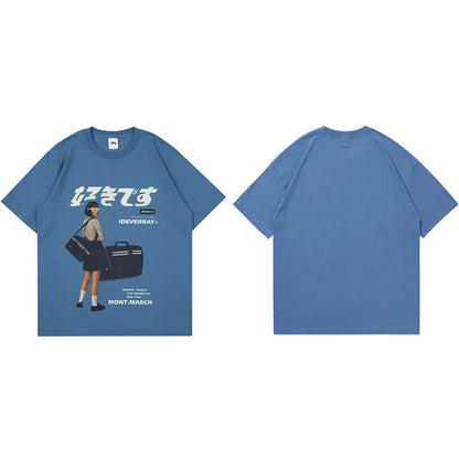 Retro Traveler Tee – Vintage-Inspired Journey Graphic Shirt