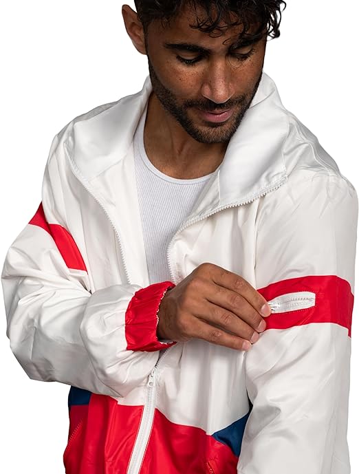 Retro Windbreaker Jacket Lightweight Design 4