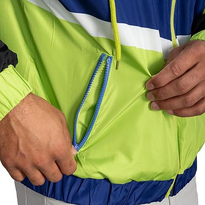 Retro Windbreaker Jacket Lightweight Design 5
