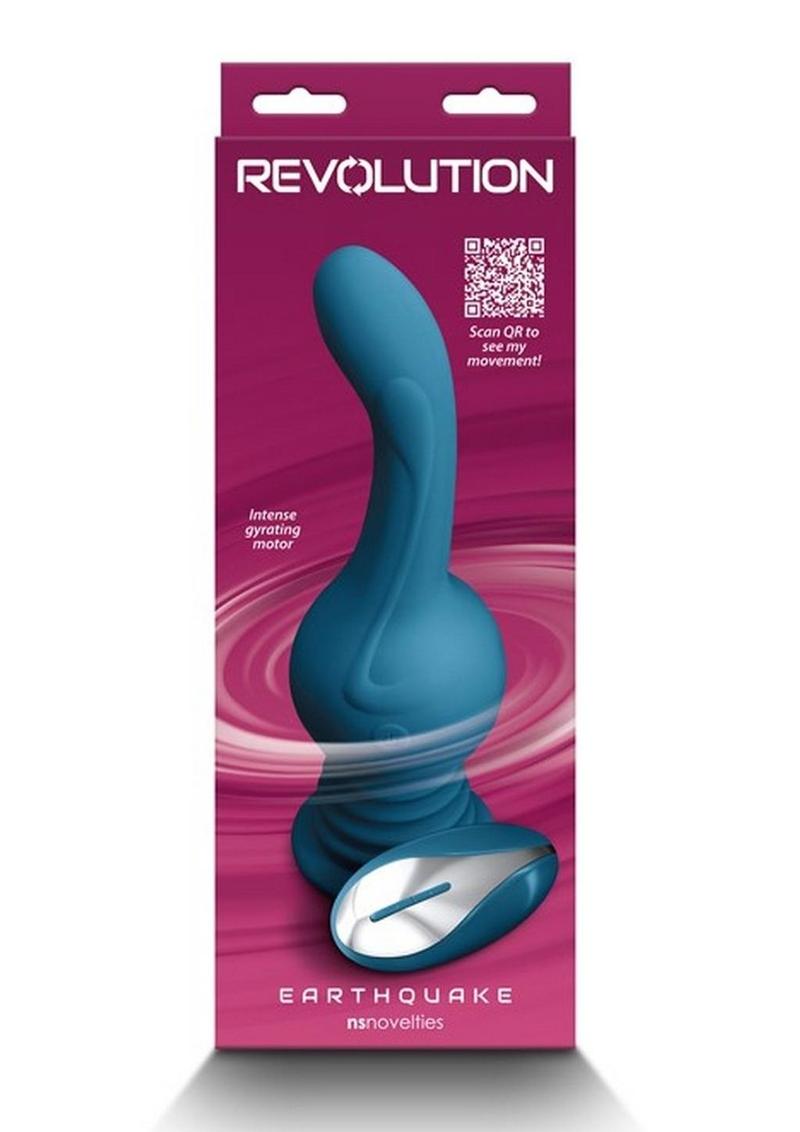 Revolution Earthquake Rechargeable Silicone Vibrator with Remote