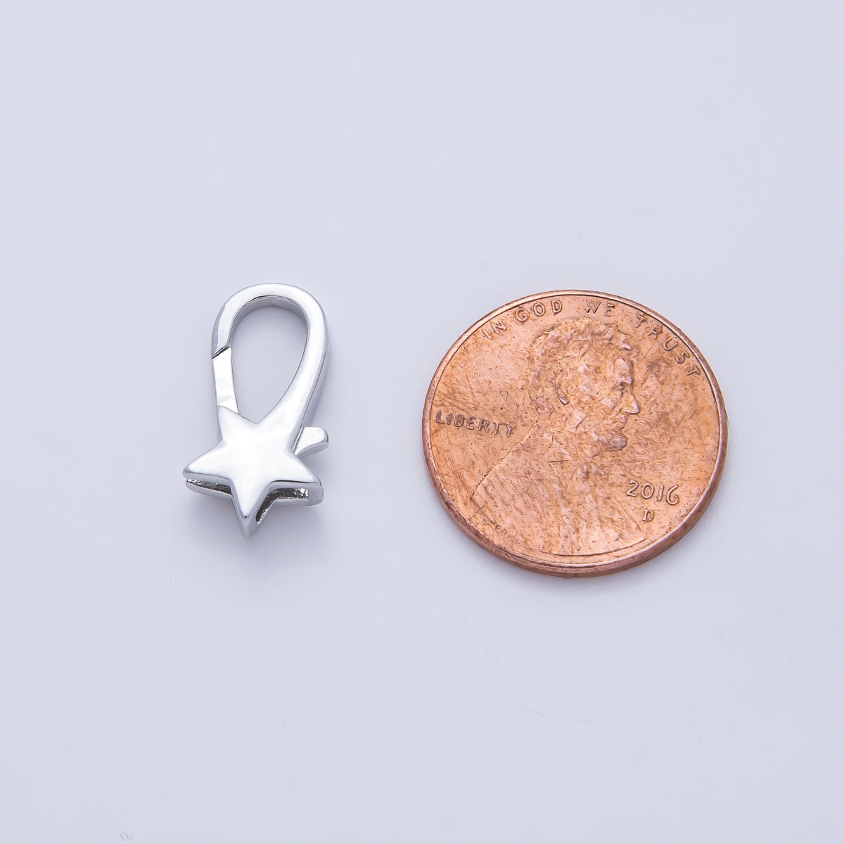 18K Gold Filled 17mm Shooting Star Lobster Claw Clasp Finding in Gold &amp; Silver | Z1418 Z1610