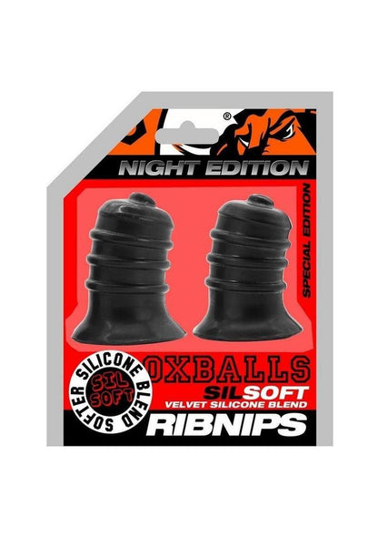 RibNips Curved Wide Base Nip Suckers Night Edition