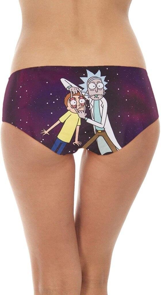 Rick and Morty Space Hipster Nerdy Women&