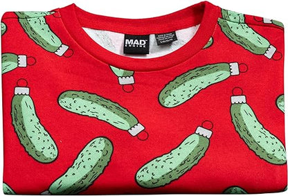 Rick and Morty Pickle Youth Unisex Red Sweatshirt