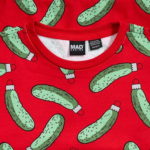 Rick and Morty Pickle Youth Unisex Red Sweatshirt