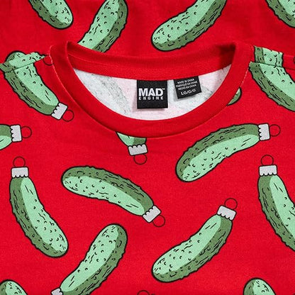 Rick and Morty Pickle Youth Unisex Red Sweatshirt