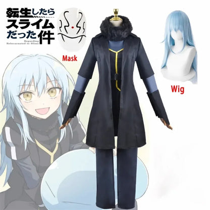 Rimuru Tempest Cosplay Costume – Reincarnated as a Slime Wig &amp; Mask