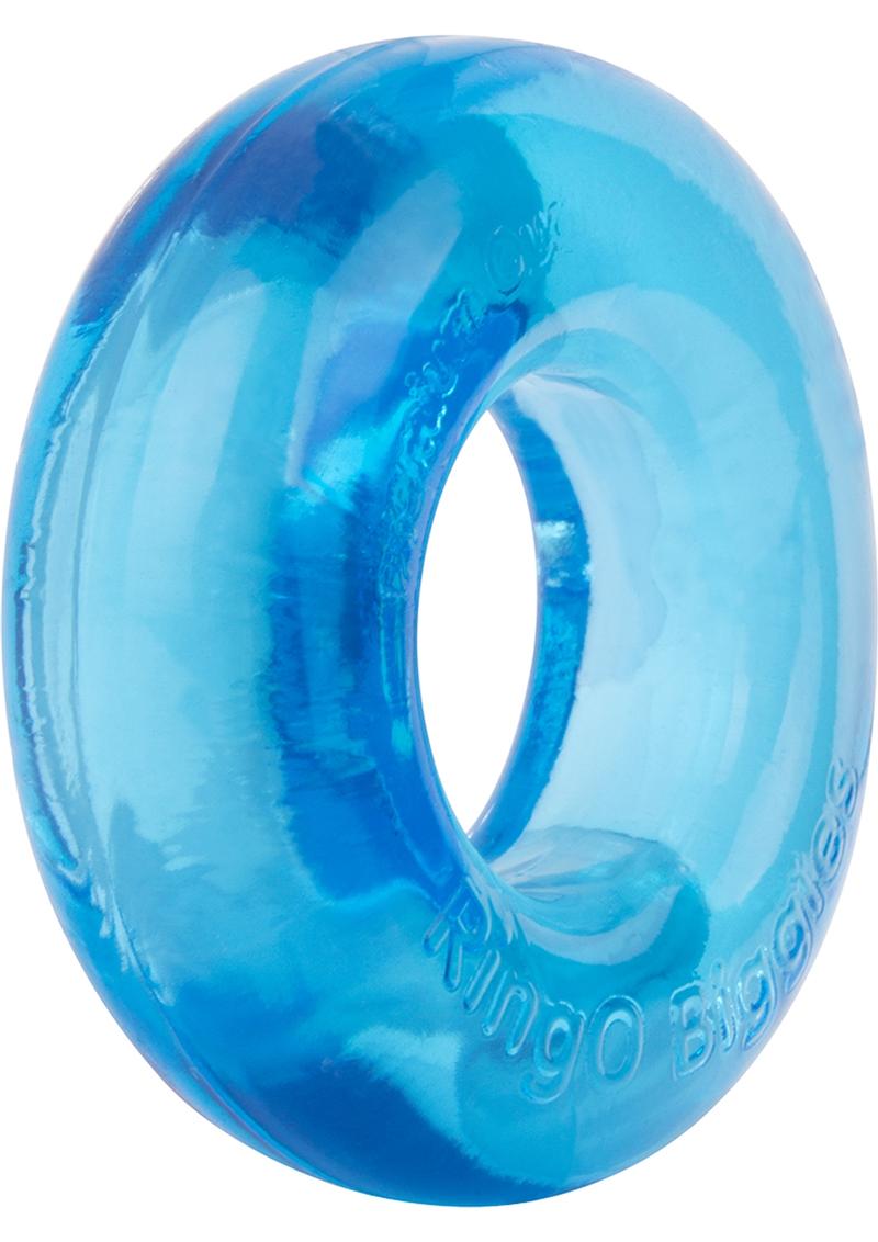 Screaming O Ring O Biggies Waterproof Blue Cock Ring