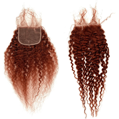 Rio Bohemian 4x4 Human Hair Closure Hairpiece Ginger