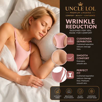 Premium Breast Support Pillow for Side Sleepers – Reduce Chest Wrinkles, Chest Compression &amp; Improve Sleep Comfort