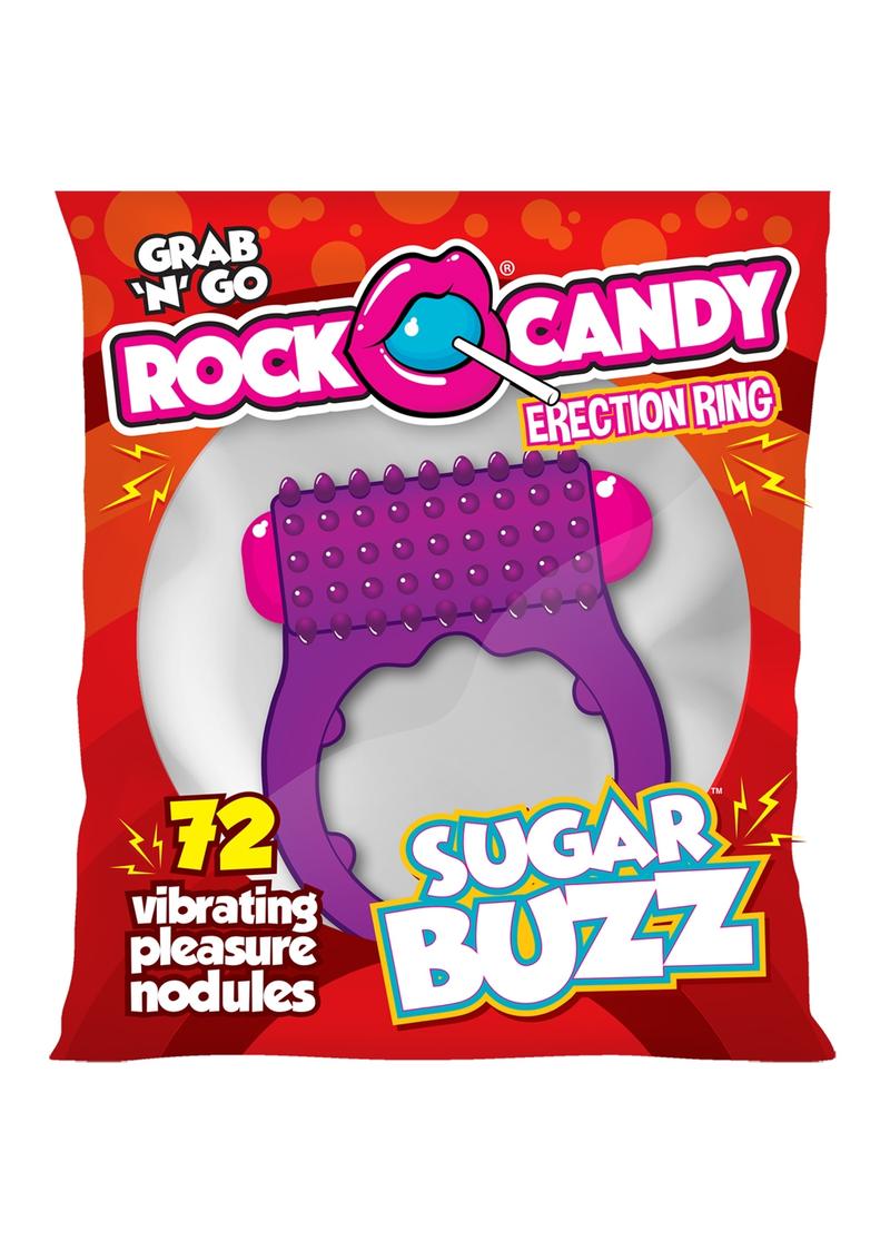 Rock Candy Sugar Buzz Vibrating Erection Ring with Pleasure