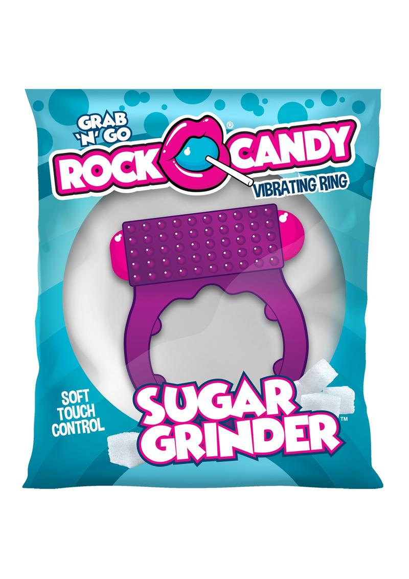 Rock Candy Sugar Grinder Vibrating Ring White with Soft-Touch Control