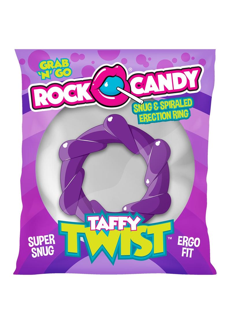Rock Candy Taffy Twist Snug And Spiraled Erection Ring With Easy Care