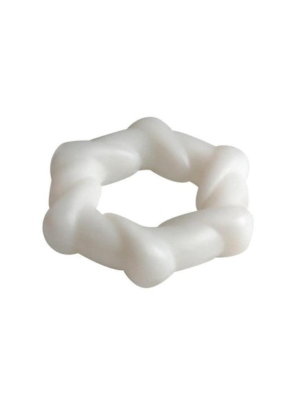 Rock Candy Taffy Twist Snug And Spiraled Erection Ring With Easy Care