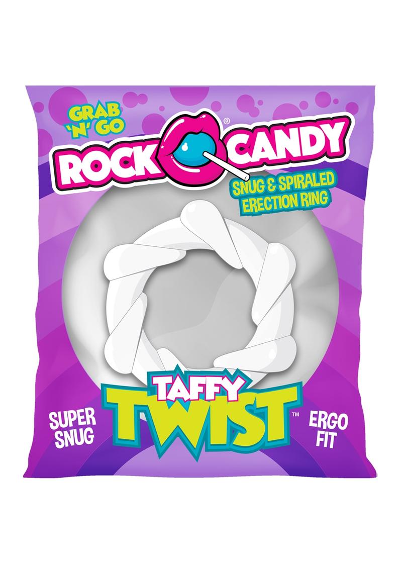 Rock Candy Taffy Twist Snug And Spiraled Erection Ring With Easy Care