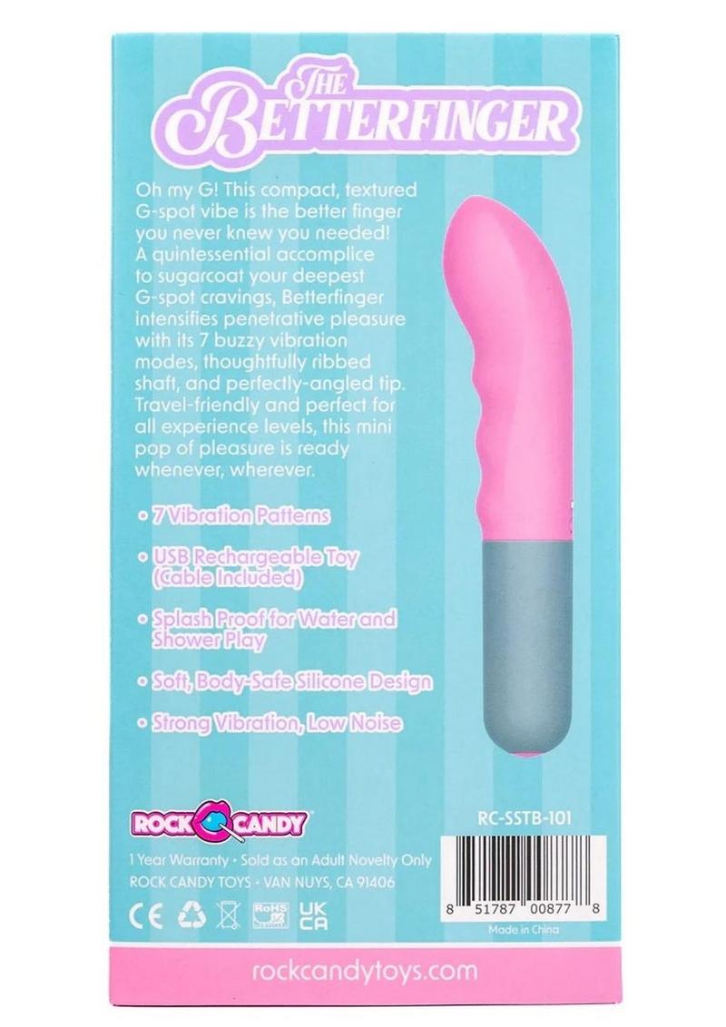 Rock Candy The Betterfinger Rechargeable Silicone G-Spot Vibrator