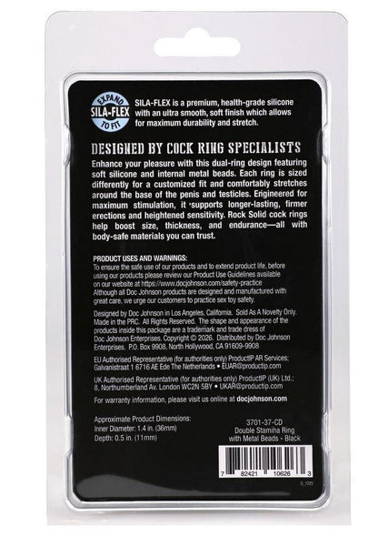 Doc Johnson Rock Solid Double Stamina Ring