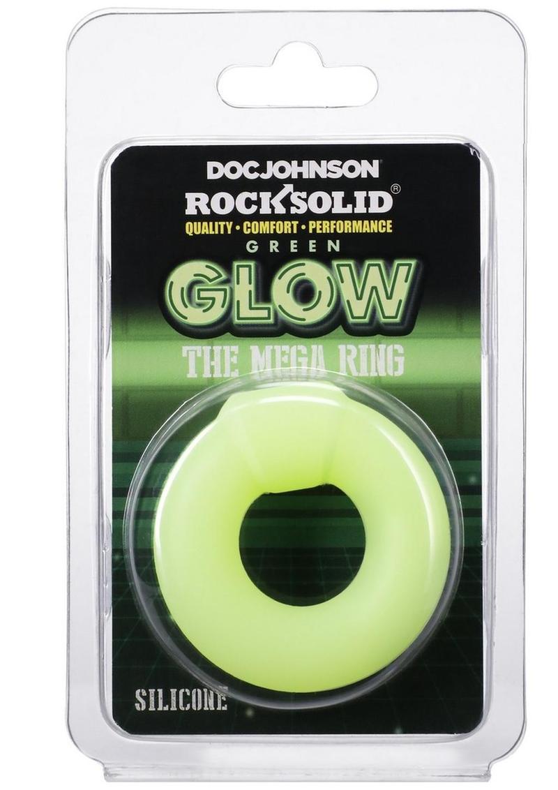 Doc Johnson Rock Solid Glow The Mega Ring Silicone
