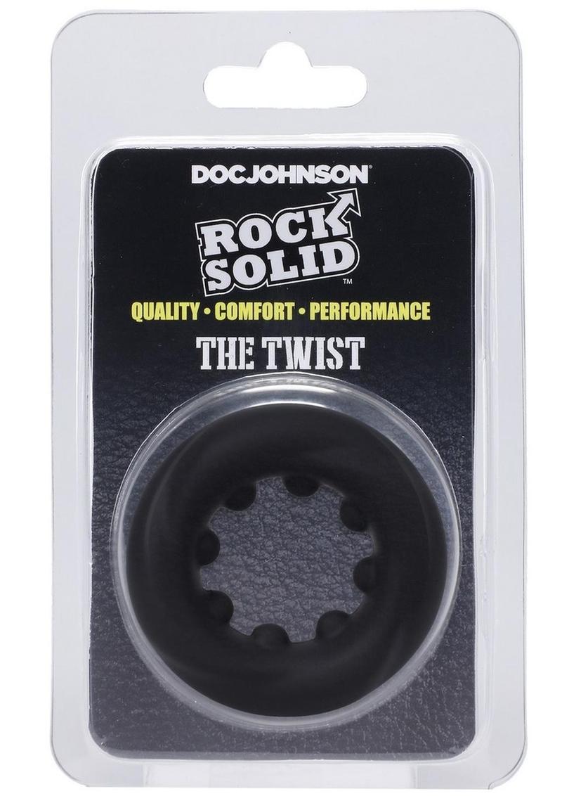 Doc Johnson Rock Solid The Twist Silicone Cock Ring