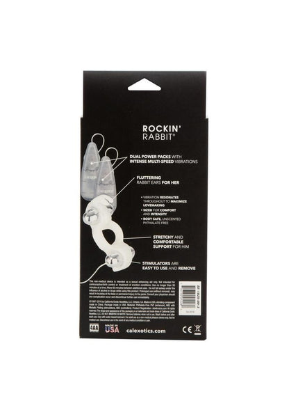Rockin Rabbit Multi Speed Vibrating Cock Ring with Stimulators