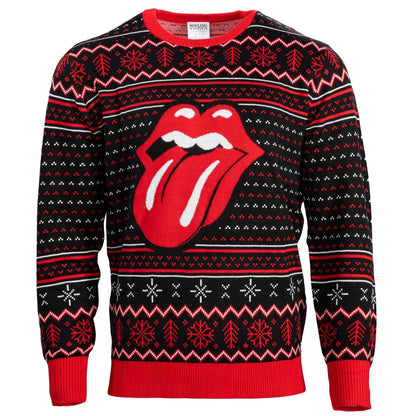 Rolling Stones Lips Tongue Logo Adult Unisex Ugly Christmas Sweater